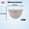 Smart and unique 8 inch Hanging flower tub with attached tray for indoor and outdoor - Tray hanging Planter CityBD Mart - Image 3